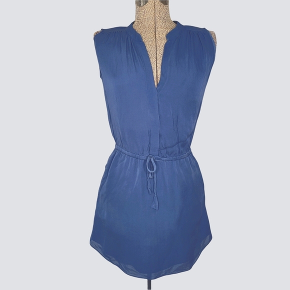 Aritzia Dresses & Skirts - Aritzia Babaton blue silk dress XXS